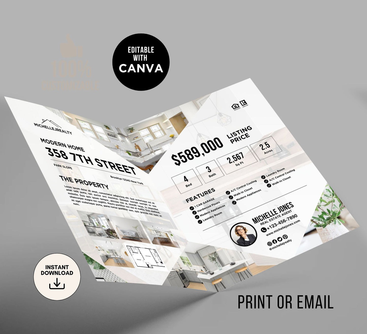 Luxury Real Estate Introduction Brochure