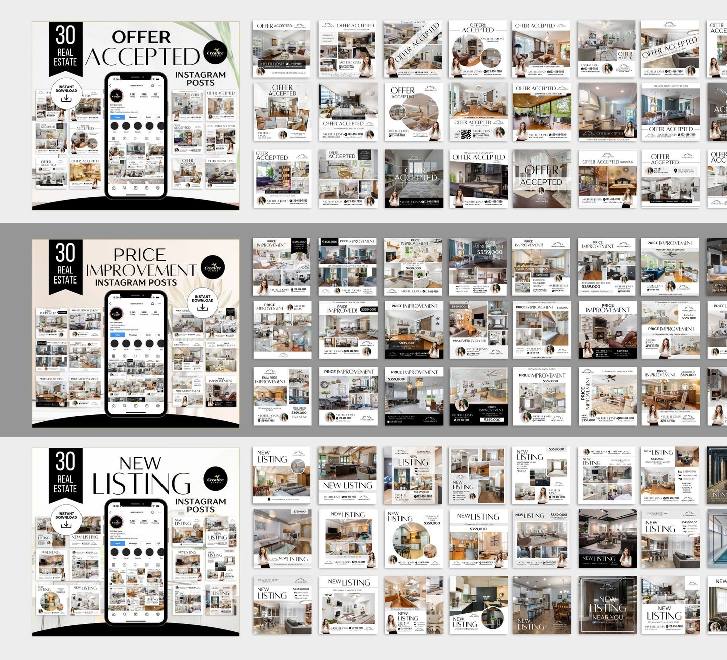 Real Estate Listing Updates Instagram Posts