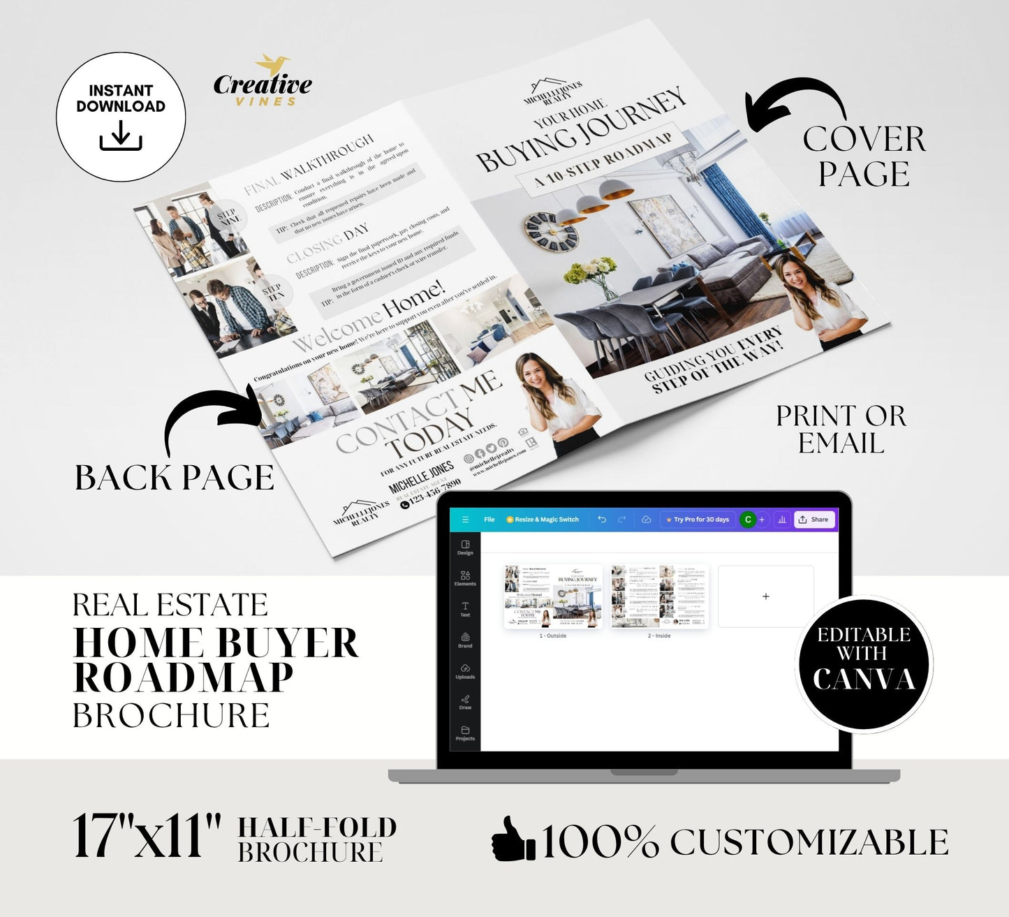 Real Estate Luxury Brochure Realtor Brochures