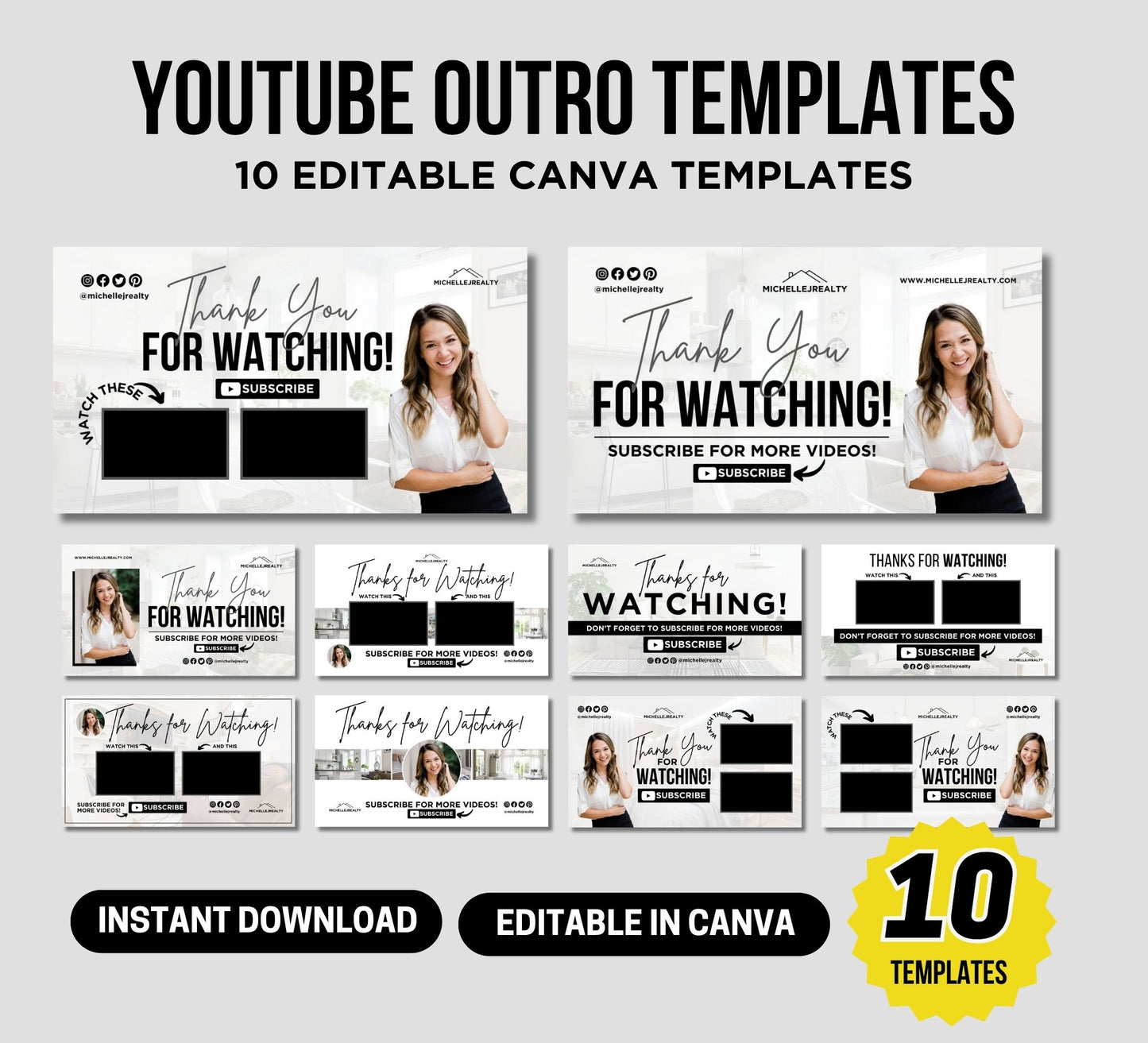 Real Estate YouTube Branding Kit