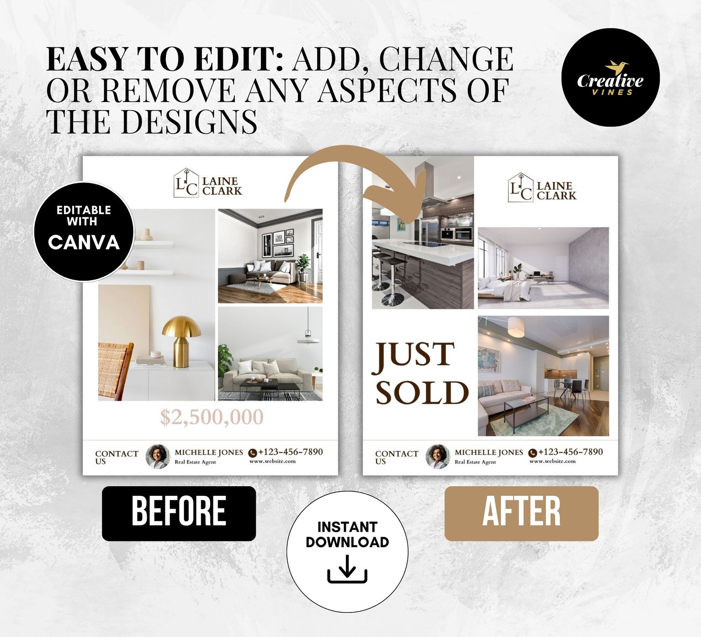 Luxury Logo Real Estate Marketing Bundle