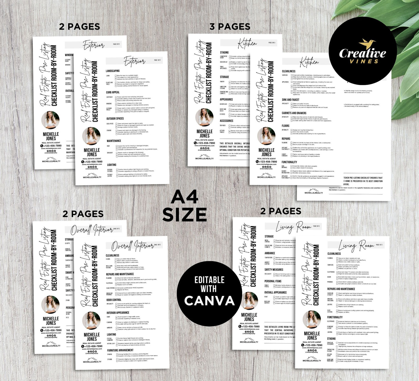 Real Estate Pre-Listing Checklists