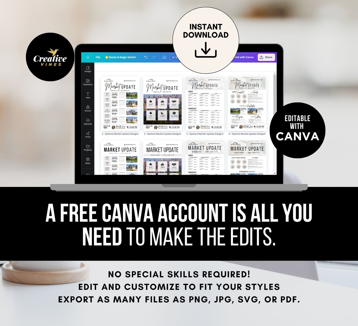 Real Estate Market Updates Flyer Bundle