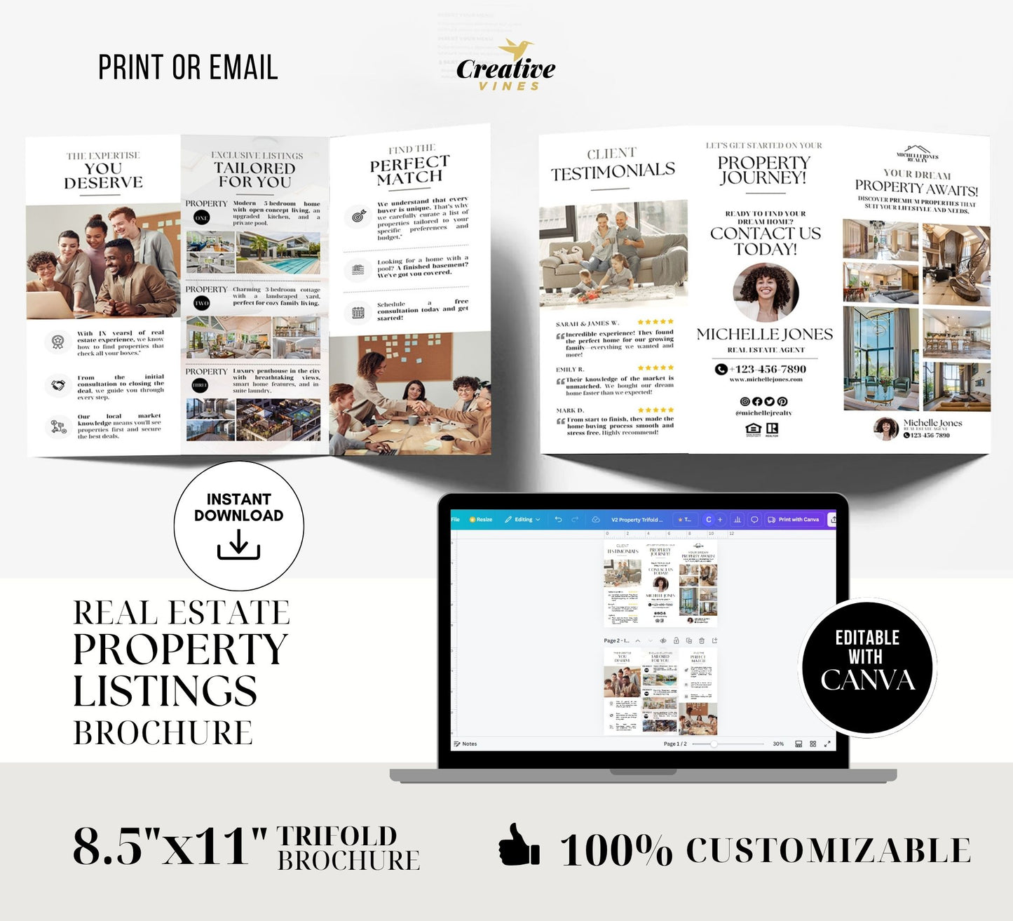 Luxury Real Estate Brochure Template