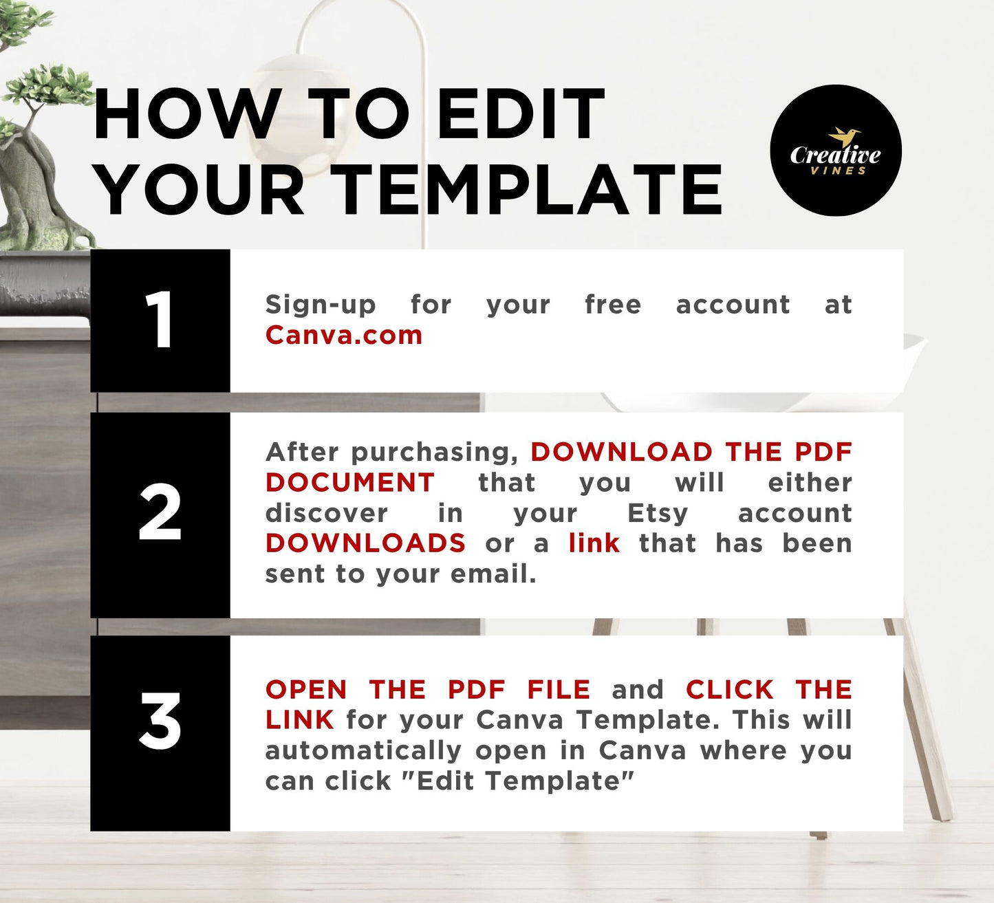 Seller's Guide Trifold Brochure