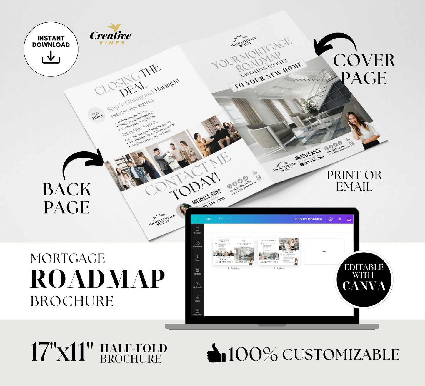 Real Estate Luxury Brochure Realtor Brochures