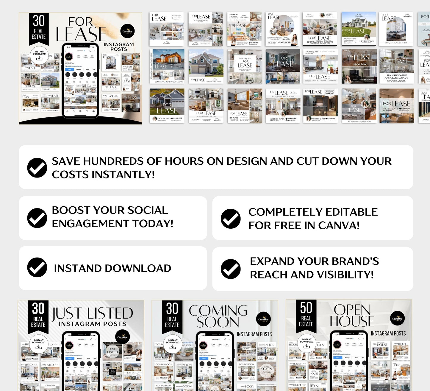 Real Estate Listing Updates Instagram Posts