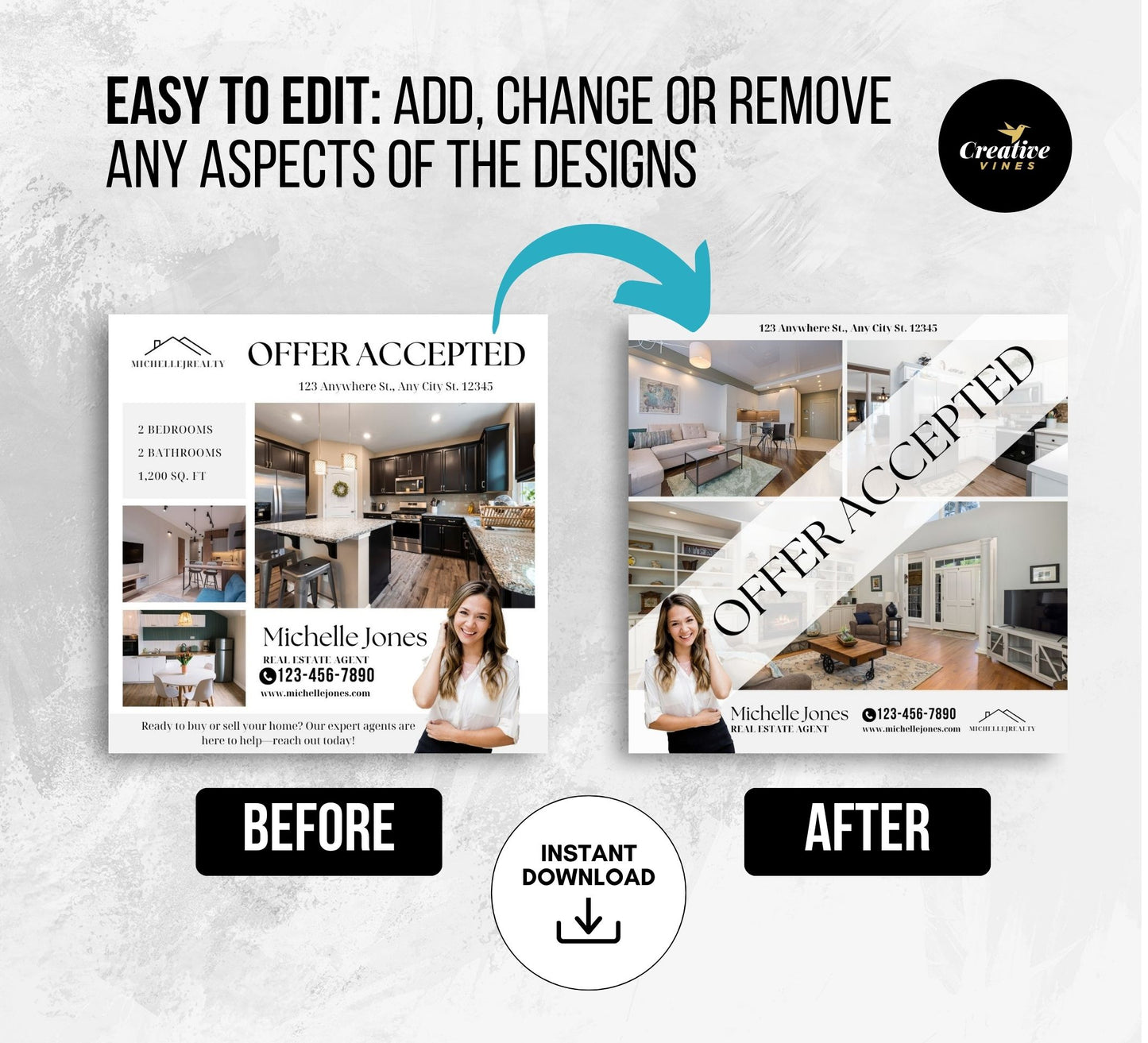 Real Estate Listing Updates Instagram Posts